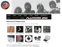 Tablet Screenshot of platform-end.co.uk